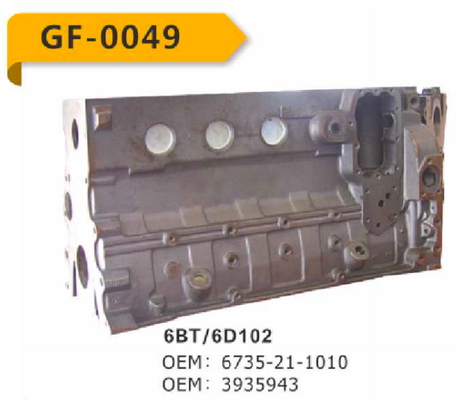Buen precio 6BT/6D101 TP JPN GF-0049 PIEZAS DEL MOTOR BLOQUE DE CILINDRO En línea