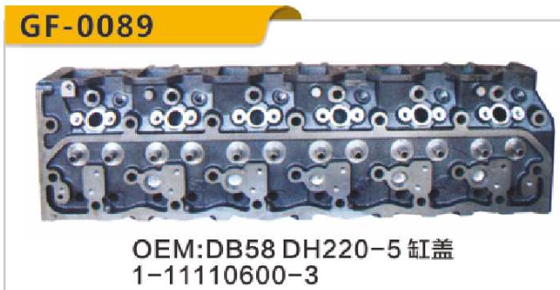 Good price OEM：DB58 DH220-5 1-11110600-3 TP JPN GF-0089 ENGINE PARTS CYLINDER HEAD online