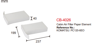 Bom preço FS651/CB4026/CB4003/LF3345/FF5052/WF2071/P874/P813/P8411 Para o kit de filtro completo PC60-7C On-line