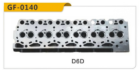 Bon prix D6D TP JPN GF-0140 PARTIES DE MOTEUR Tête du cylindre En ligne