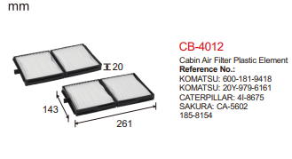Bon prix FS6995/CB4077/CB4012/6002111340/6003193550/6003114510/6003113111/CH1226/0706321200/CH1227T/14524171 Pour PC750-7 SAA6D140 Kit de filtres complet En ligne