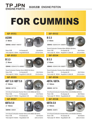 Guter Preis Ausbaumotor-Kolben für CUMMIN S Online