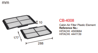Good price CA820/CB4001/CB4008/KS2173/KS3507/KS569C/KS570C/P805/P807/P810 For EX300-6 6SD1 Complete Filter Kit online